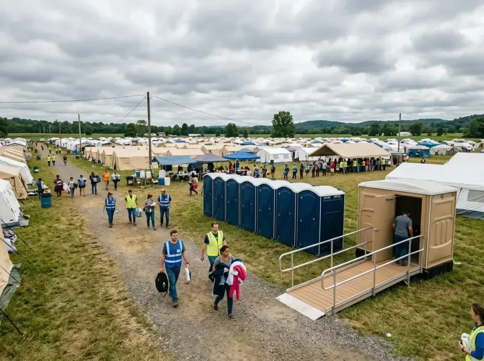 disaster-relief-camp-restrooms-010 — frequently asked questions, Dumpster & Portable Bathrooms Rental in Houserville, PA